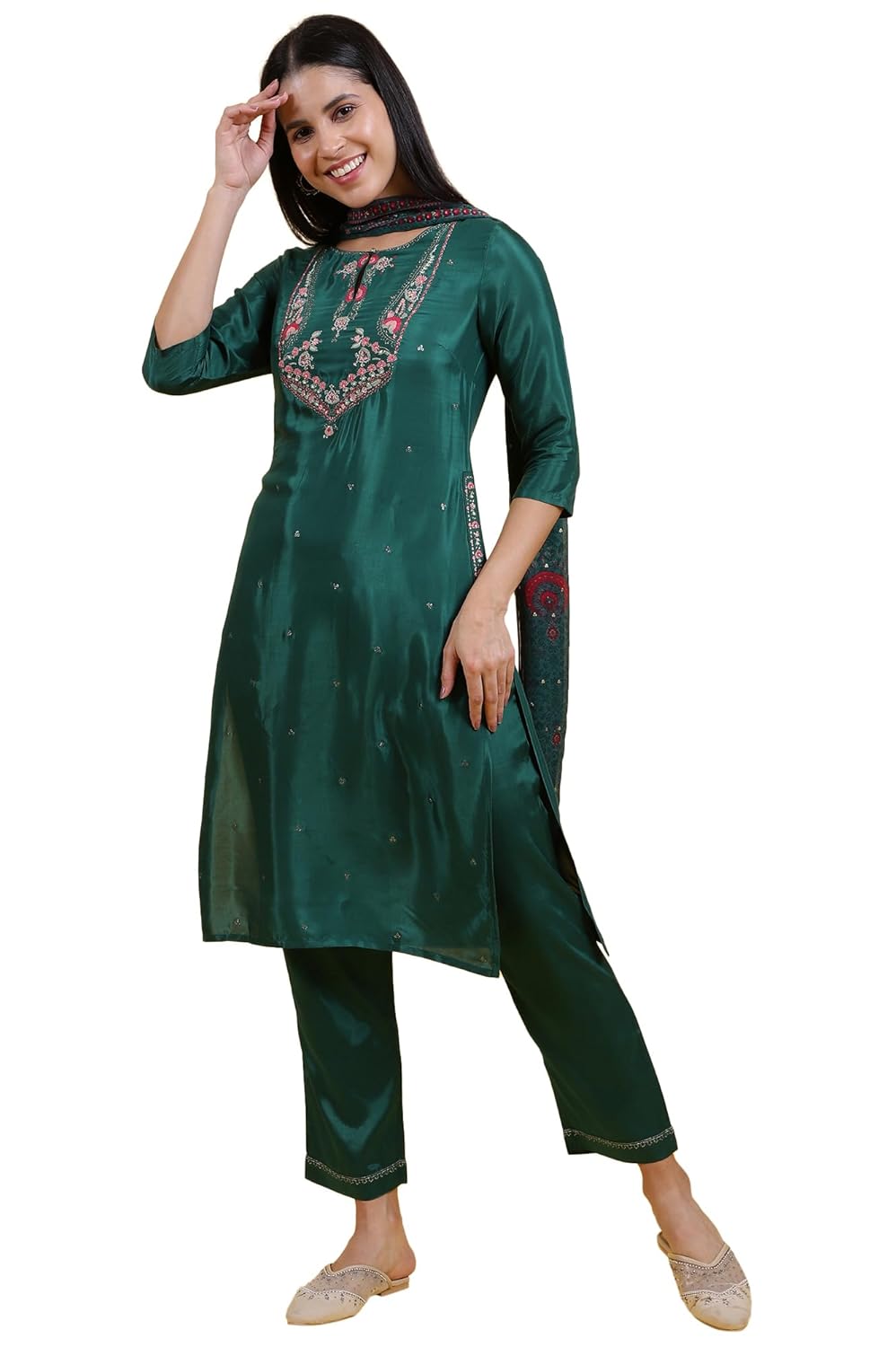 W Straight Kurti Set